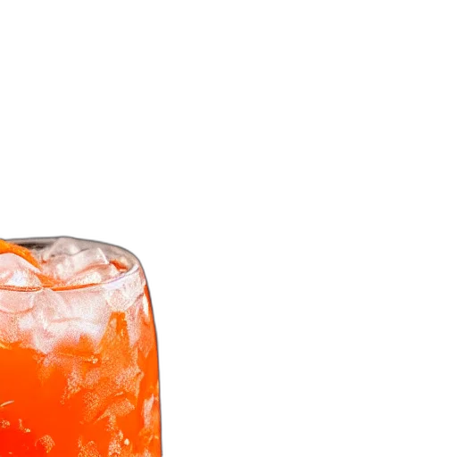 crown, bottle, food, closeup, photorealistic, photograph, glossy, orange transparent PNG cut-out