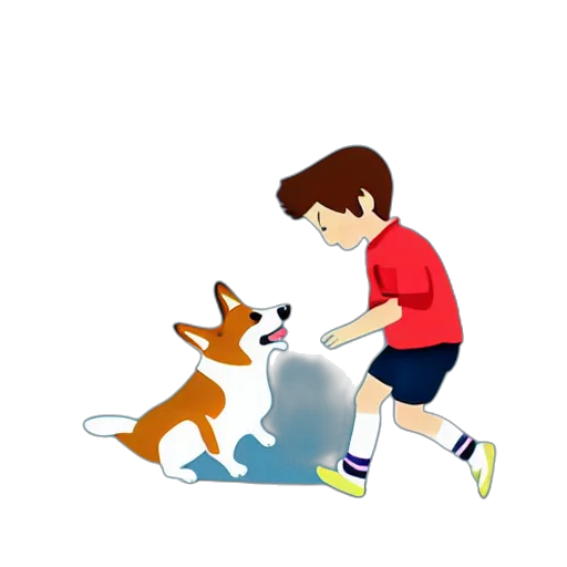 animal, pixel art, concept art, cartoon, photorealistic, forest, illustration, boy transparent PNG cut-out
