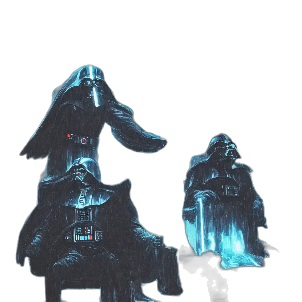 mask, jacket, creature, staff, concept art, fantasy art, 3d render, pixel art transparent PNG cut-out