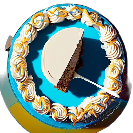 food, staff, crown, 3d render transparent PNG cut-out