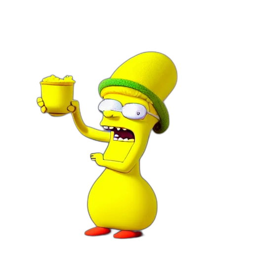 food, hat, robot, staff transparent PNG cut-out