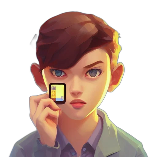 face, robot, jacket, staff transparent PNG cut-out
