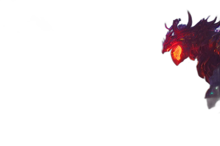 dragon, weapon, staff, creature transparent PNG cut-out