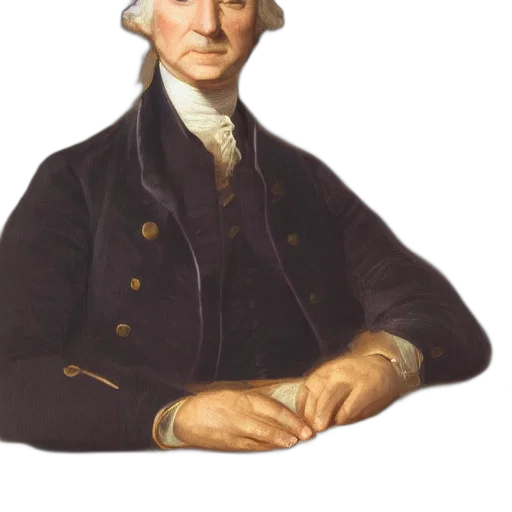 face, staff, furniture, photorealistic, facial, portrait, george, washington transparent PNG cut-out