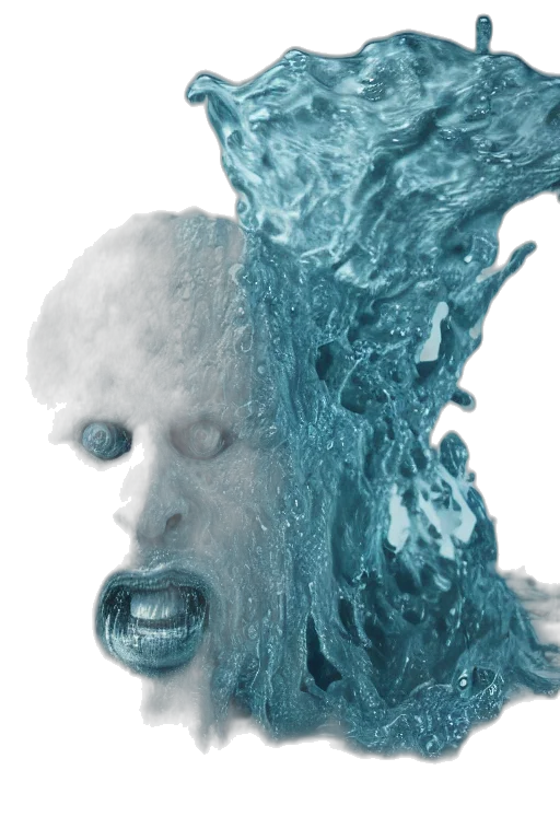 creature, mask, face, hair transparent PNG cut-out
