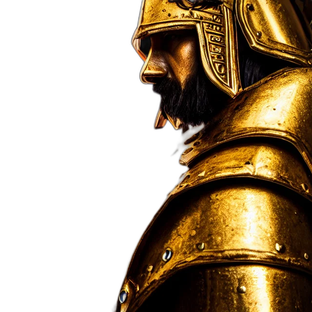 sword, crown, staff, face, fantasy art, concept art, 3d render, photorealistic transparent PNG cut-out
