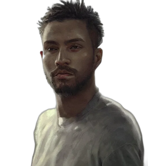 face, staff, creature, weapon, photorealistic, concept art, oil painting, watercolor transparent PNG cut-out