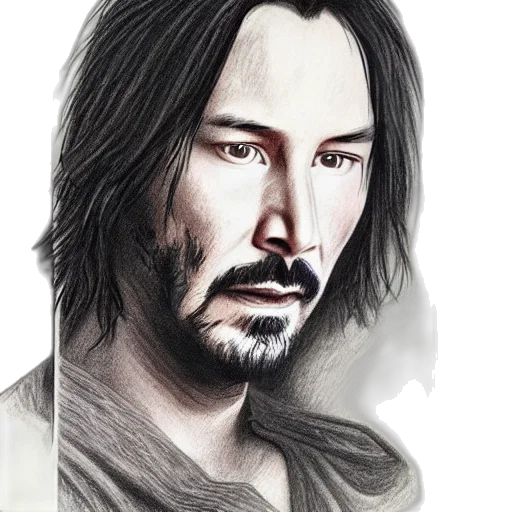 face, fantasy art, photorealistic, comic book art transparent PNG cut-out
