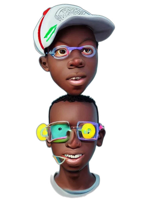 face, mask, staff, robot, 3d render, concept art, cartoon, photorealistic transparent PNG cut-out