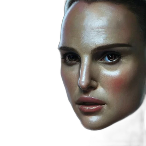 face, mask, robot, photorealistic transparent PNG cut-out