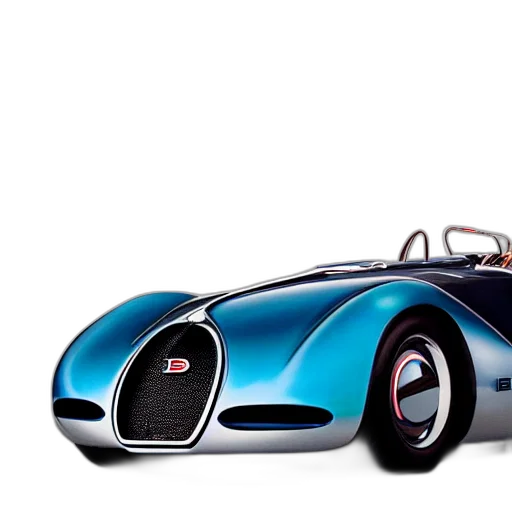 car, 3d render, concept art, photorealistic, futuristic, bugatti, type, atlantic transparent PNG cut-out