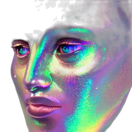 face, mask, robot, hair transparent PNG cut-out