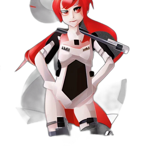 robot, weapon, staff, sword transparent PNG cut-out