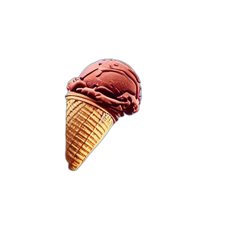 food, umbrella, hat, weapon, photorealistic, 3d render, pixel art, vaporwave transparent PNG cut-out