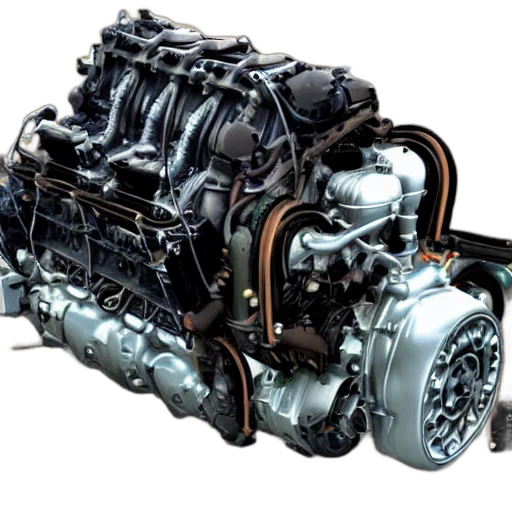 car, engine, runs, off, waves, some, mystical, force transparent PNG cut-out