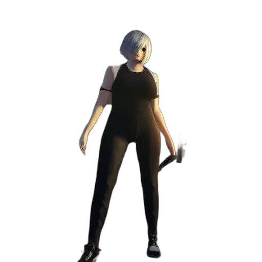 staff, weapon, dress, robot transparent PNG cut-out