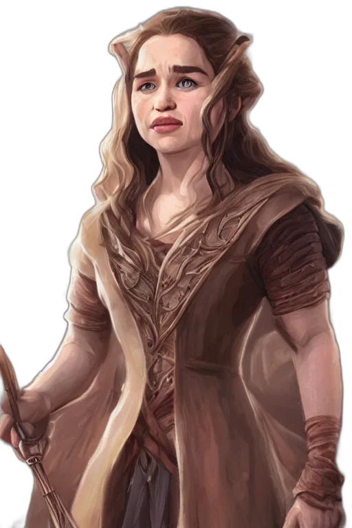 staff, face, dress, fantasy art transparent PNG cut-out