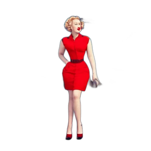 dress, staff, jewelry, cartoon, 3d render, concept art, pixel art, red transparent PNG cut-out