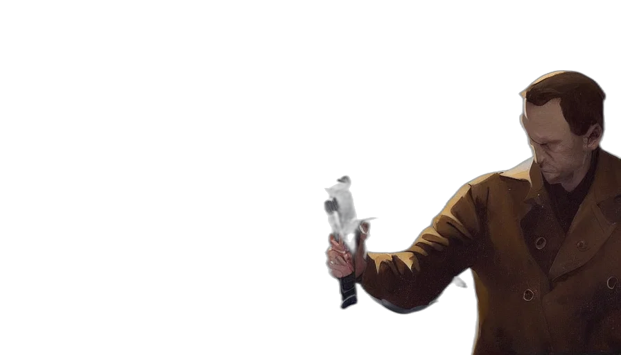 weapon, staff, jacket, sword transparent PNG cut-out