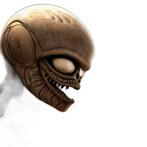 mask, creature, face, concept art transparent PNG cut-out