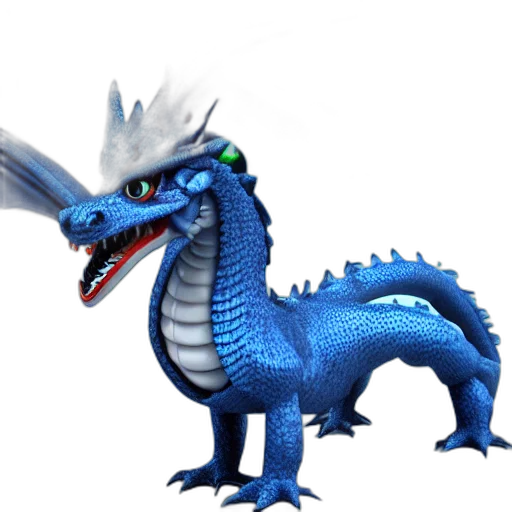 dragon, creature, animal, staff transparent PNG cut-out