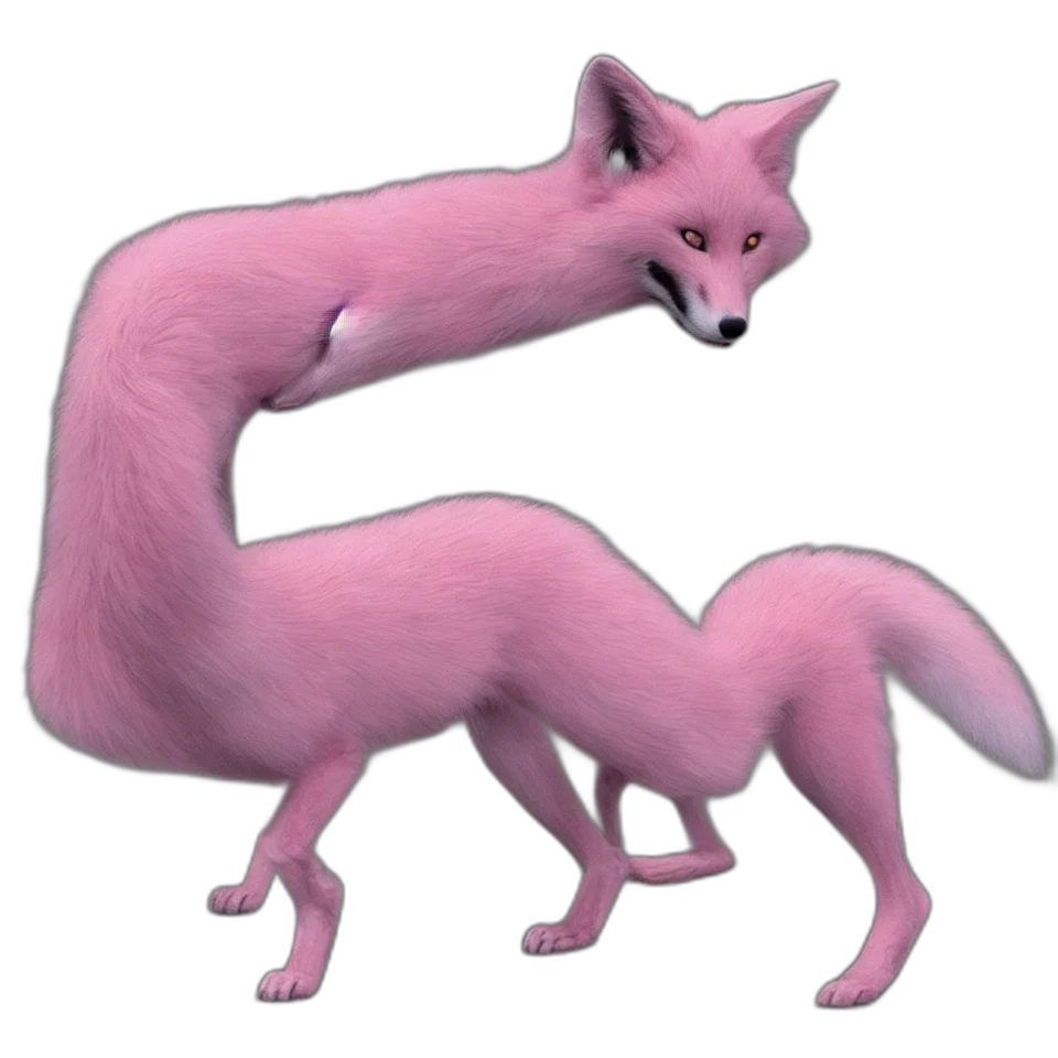 animal, creature, staff, 3d render transparent PNG cut-out