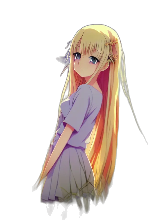 dress, staff, dragon, hair, anime, pixel art, cartoon, photorealistic transparent PNG cut-out