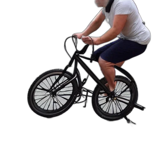 creature, weapon, animal, car, photorealistic, 3d render, concept art, bicycle transparent PNG cut-out