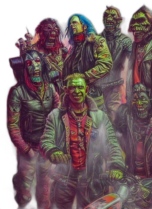 mask, comic book art, concept art, cyberpunk transparent PNG cut-out