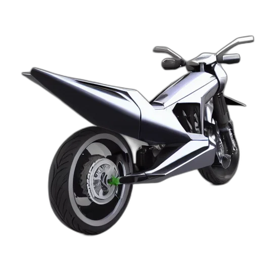 3d render, photorealistic, concept art, cartoon, sci, flying, motorcycle, future transparent PNG cut-out