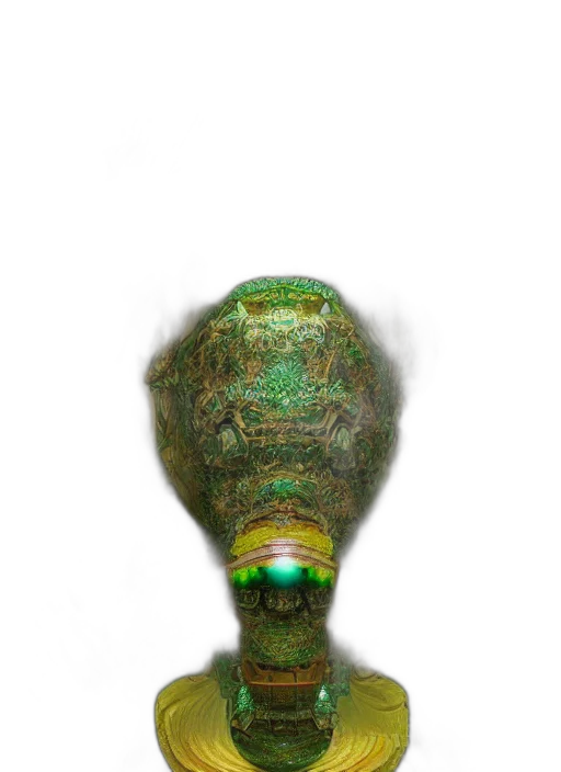 bottle, crown, staff, mask transparent PNG cut-out