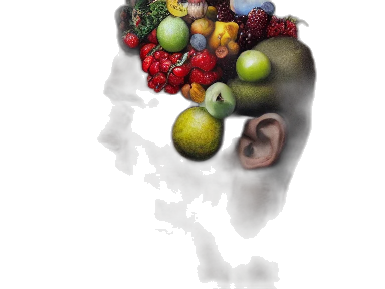 food, crown, face, mask transparent PNG cut-out