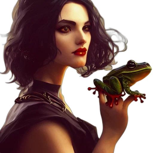 dragon, fantasy art, photorealistic, concept art, pixel art, attractive, goth, woman transparent PNG cut-out