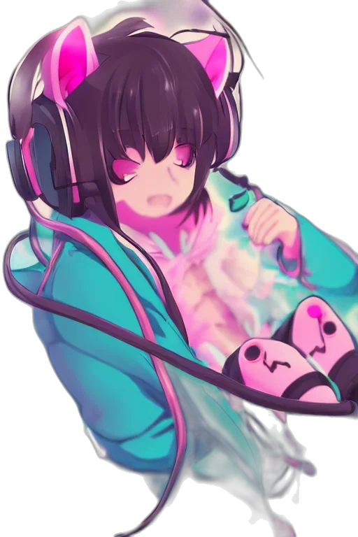 jacket, robot, weapon, face transparent PNG cut-out