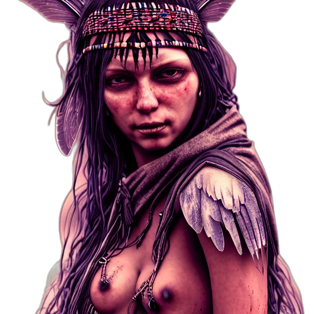 face, animal, mask, creature, fantasy art, comic book art, photorealistic, concept art transparent PNG cut-out