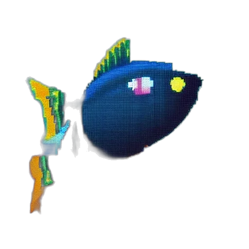 creature, animal, hat, staff, pixel art, 3d render, vaporwave, concept art transparent PNG cut-out