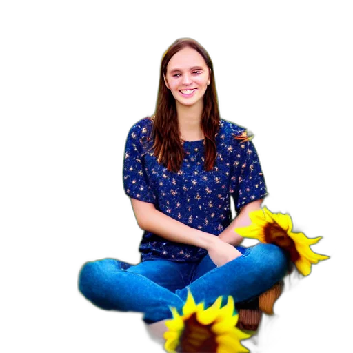 flower, staff, dress, crown, photorealistic, 3d render, pixel art, cartoon transparent PNG cut-out