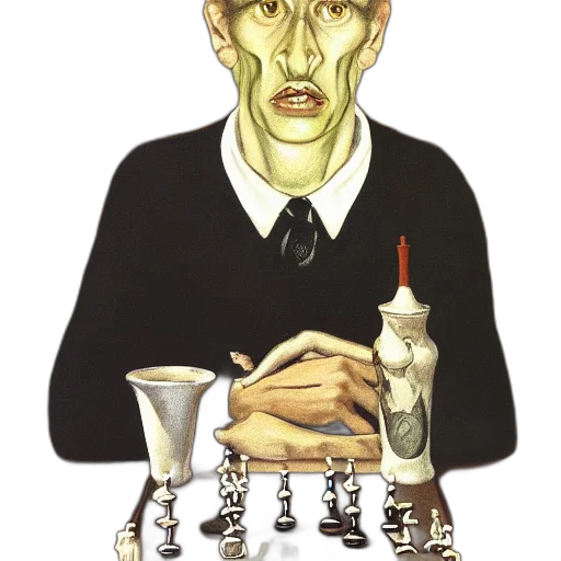 face, staff, mask, concept art transparent PNG cut-out
