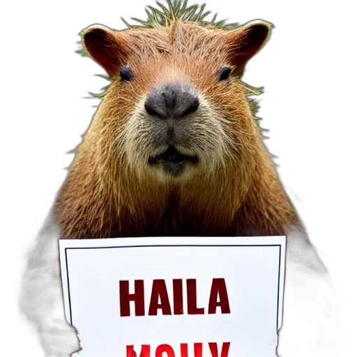 animal, hat, creature, photorealistic, realistic, high, quality, photo transparent PNG cut-out