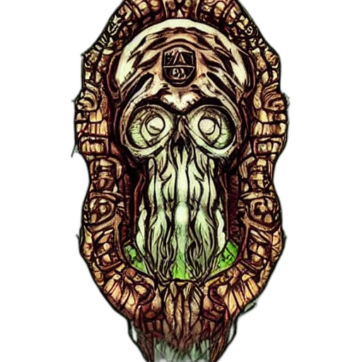 mask, creature, face, staff transparent PNG cut-out
