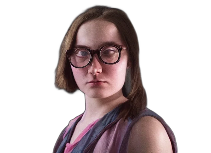 face, hair, staff, creature, photorealistic, 3d render, concept art, cartoon transparent PNG cut-out