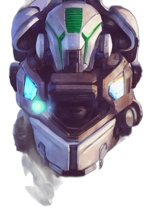 robot, mask, face, weapon transparent PNG cut-out