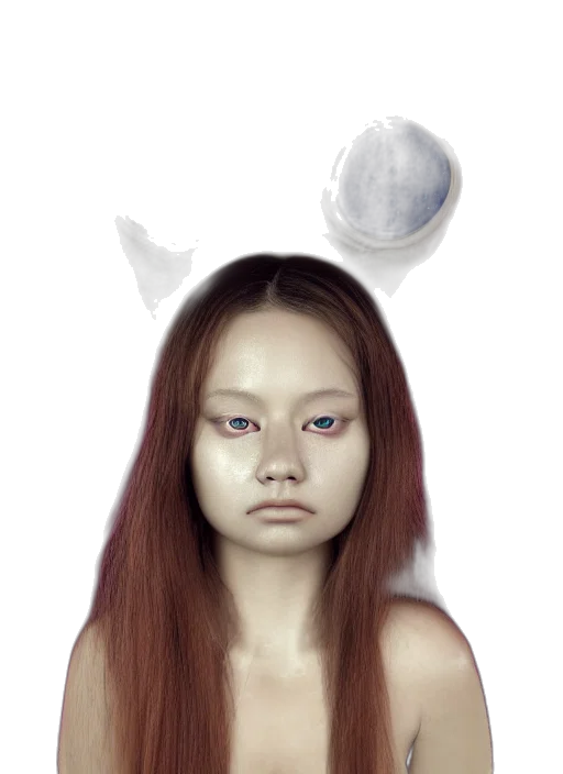 face, mask, creature, staff, photorealistic, concept art, fantasy art, 3d render transparent PNG cut-out
