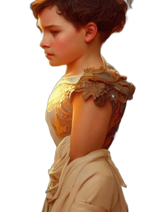 dress, crown, staff, jewelry, concept art, photorealistic, fantasy art, oil painting transparent PNG cut-out