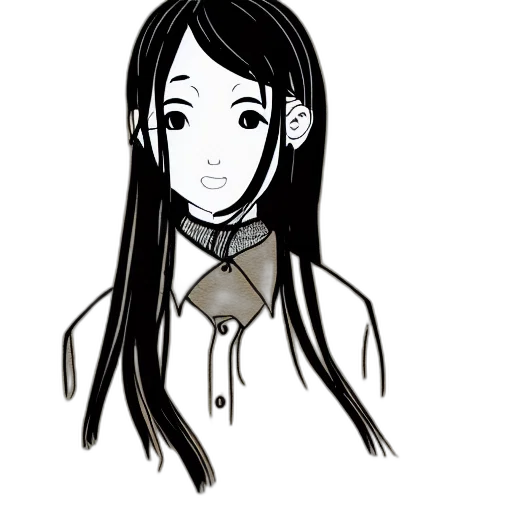 staff, face, hair, mask, concept art, cartoon, anime, fantasy art transparent PNG cut-out