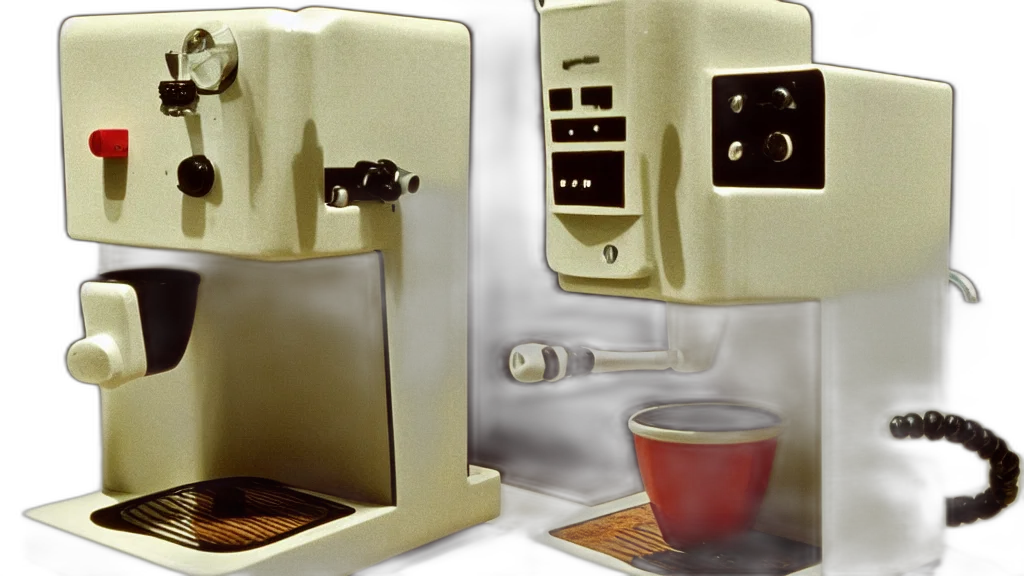 food, robot, 3d render, photorealistic, earth tones, realistic, photo, coffe transparent PNG cut-out