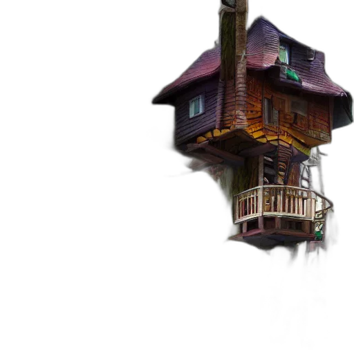 building, furniture, concept art, 3d render, photorealistic, fantasy art, earth tones, tree transparent PNG cut-out