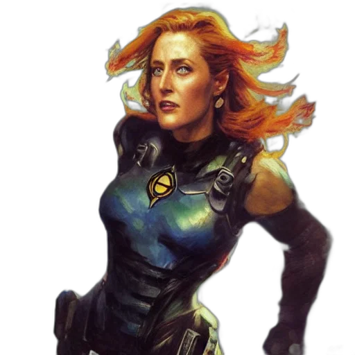 comic book art, concept art, fantasy art, cyberpunk transparent PNG cut-out