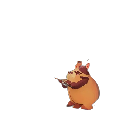animal, creature, staff, weapon transparent PNG cut-out