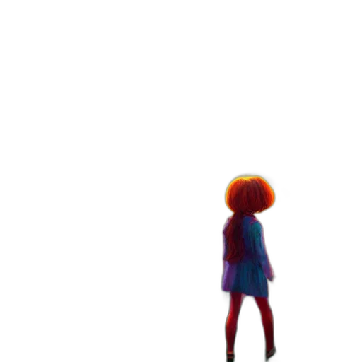 dress, robot, hair, jacket transparent PNG cut-out